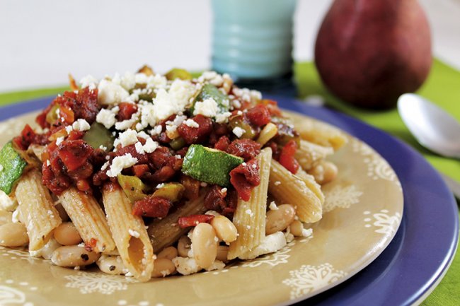 Plate of Mediterranean Pasta