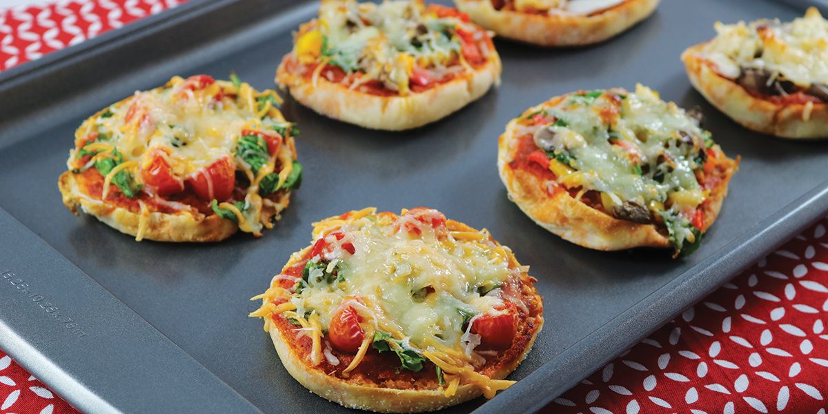 Healthy Mini Pizzas Recipe - ONIE Project