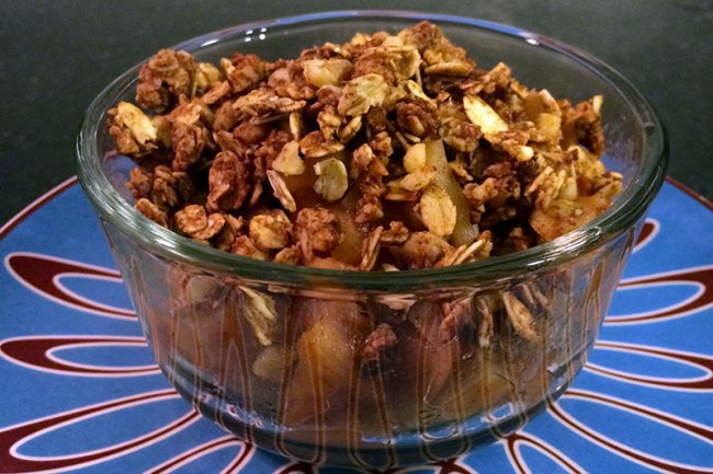 ONIE's Walnut Oat Apple Crisp Recipe