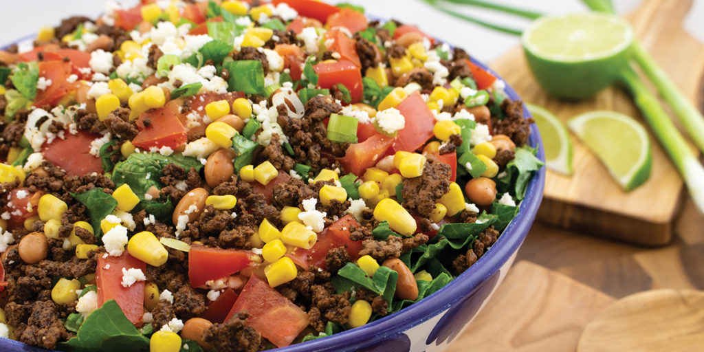 Bowl of Beefy Taco Salad