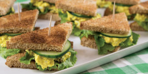 Egg Salad & Cucumber Sandwiches