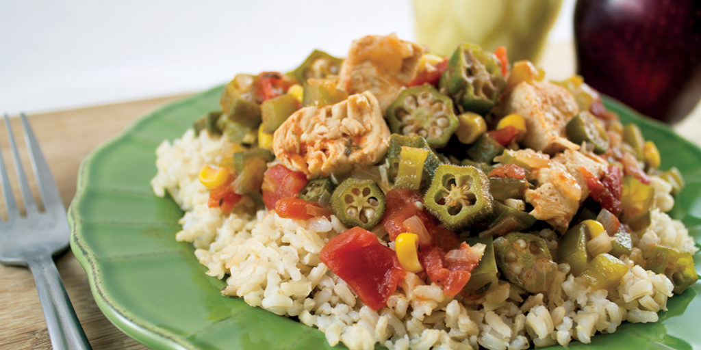 Creole Chicken and Okra