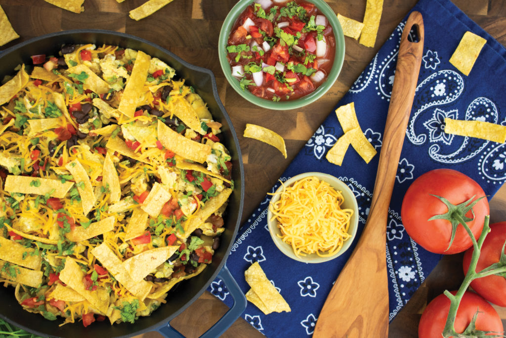 Green chile migas