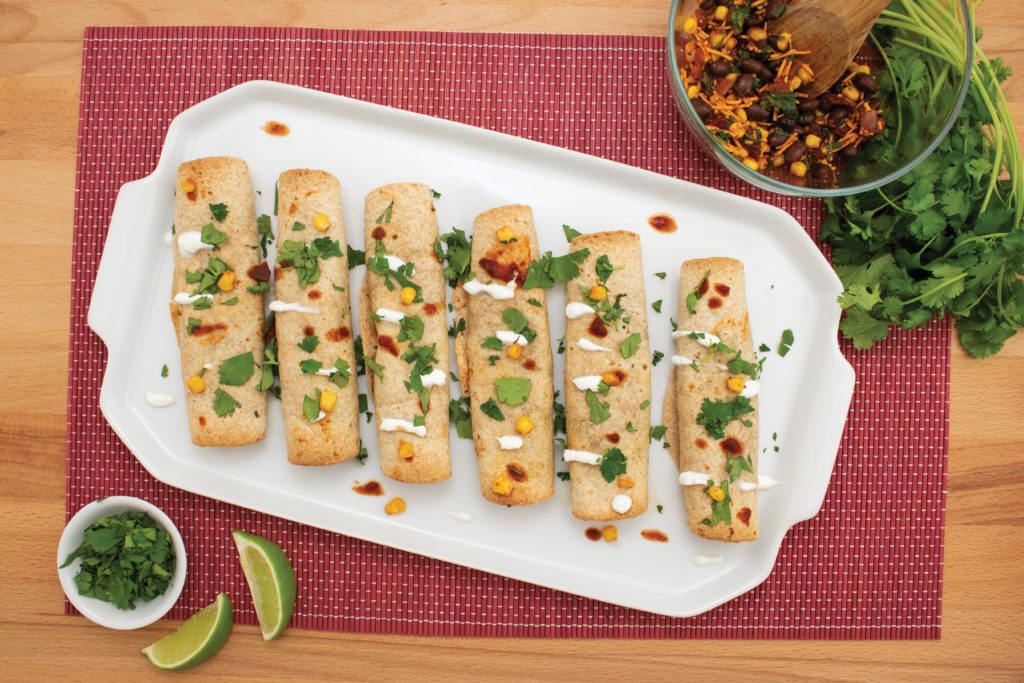 Chipotle Black Bean Taquitos